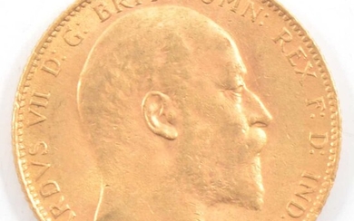 Edward VII Gold Full Sovereign, 1903, 8g