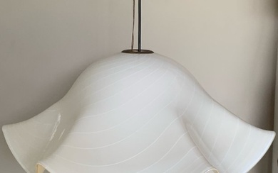 Effetre - Pendant ceiling lamp - Swirl handkerchief - Murano glass