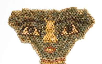 Egyptian Isis Beads Mask, 3rd Century B.C.