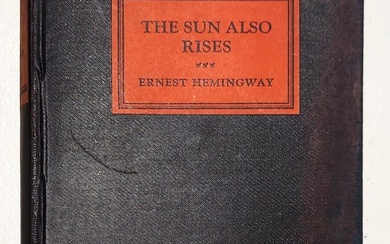 Ernest Hemingway: The Sun Also Rises, 1926 Second Printing