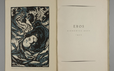 Eros. Monatshefte für erotische Kunst. 1920. Heft 7. Wien:...