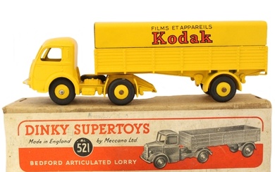 French Dinky. Panhard Truck "Kodak" No. 32-AJ, yellow, conve...
