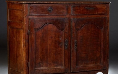 French Provincial Louis XV Style Carved Oak Sideboard