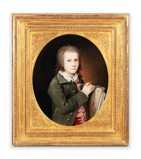 French School, late 18th Century, Portrait of a young draughtsman | Ecole française de la fin du XVIIIe siècle, Portrait d'un jeune dessinateur