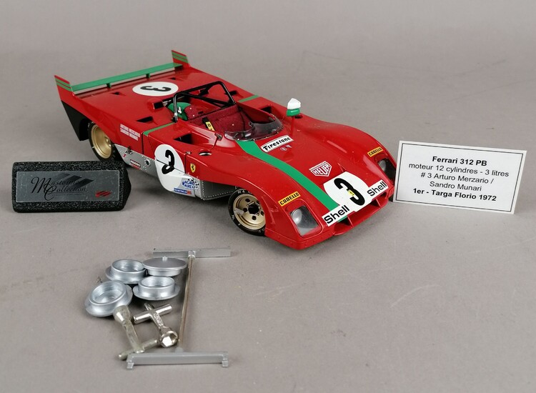 G.M.P - Ferrari 312 PB moteur 12 cylindres - 3 litres #3 Arturo Merzario /...
