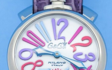 GaGà Milano - Manuale 48MM Mosaico with Lilac - 5010.09S - Unisex - 2011-present
