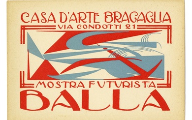 Giacomo Balla (Torino, 1871 - Roma, 1958), Balla. Mostra futurista. 1918.