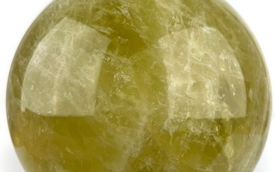 Good Quality Large Citrine crystal sphere Crystal - Height: 16.14 cm - Width: 16.14 cm- 5720 g