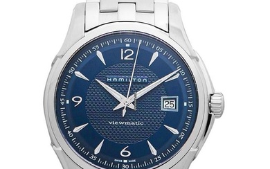Hamilton Jazzmaster Viewmatic H32515145 - Jazzmaster Automatic Blue Dial Stainless Steel Men's