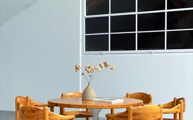 Hirtshals Savværk - Rainer Daumiller - Chair (7) - Dining table & chairs - Aluminium, wood (pine)