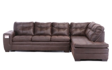 Home Solutions by Lane "Excursion Java" Upholstered Sectional Sofa