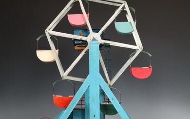 Houten speelgoed reuzenrad, jaren '50