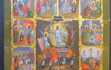 Icon - Feast day icon - Wood