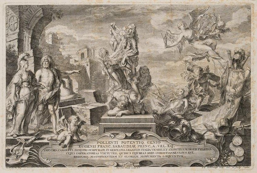 J.SEDELMAYR (*1706), Glorification of Prince Eugene of