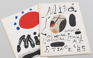 Joan Miro (1893-1983): Oseau Solaire, Oiseau lunaire, Etincelles; and Recent Paintings