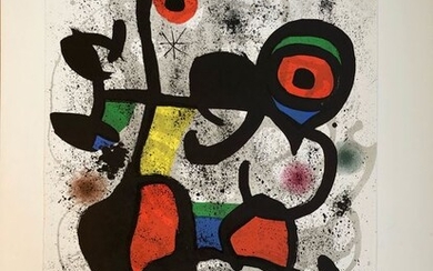 Joan Miró- Affiche pour l'exposition Joan Miro - das plastische Werk, Zurich (Maeght 847)