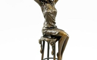 Josephine, A Bronze Figurine By "Pierre Collinet"