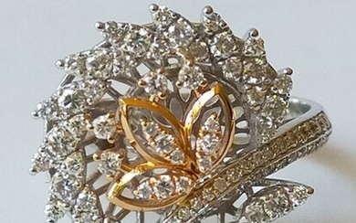 Kaya Art Jewelry - 18 kt. Gold - Ring - 0.80 ct Diamonds - Diamonds
