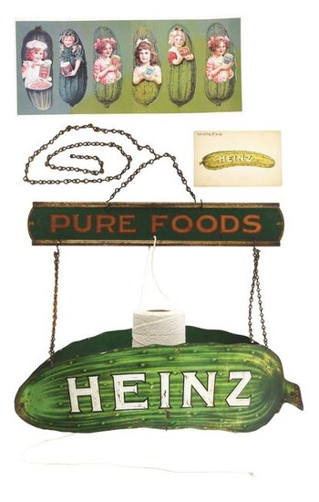 LOT OF 3: RARE HEINZ 57 VARIETY STRING HOLDER AND OTHER