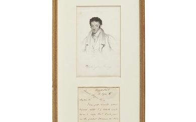 [Literature] Irving, Washington Autograph Letter, signed Argyll Street, (London),...