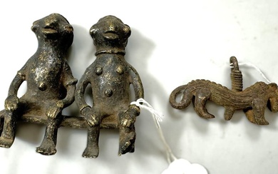 Lobi Bronze Figures (3)
