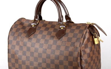 Louis Vuitton Damier Speedy Bag 30 Brown