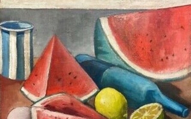 MARCELLO SCUFFI, "Still Life with Watermelon"