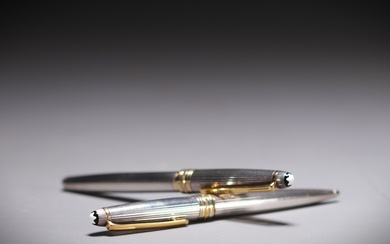 MONTBLANC - Set de stylo et porte plume MEISTERSTÜCK MOZART en argent massif 925, plume...