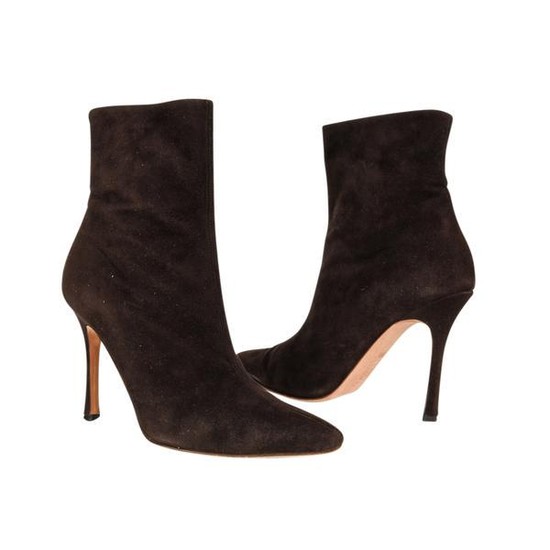 Manolo Blahnik Ankle Boot Buttery Soft Suede 36.5 / 6.5