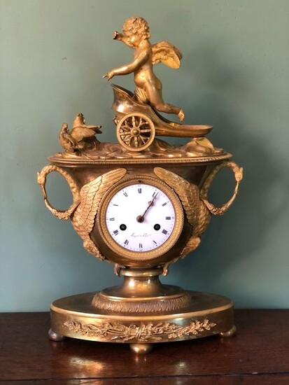 Mantel clock - Faizant, Paris - Ormolu - Early 19th century
