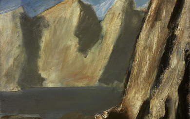 Mario Sironi, Paesaggio con montagne, 1932 ca.