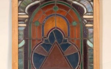 Masonic Stained Glass Window