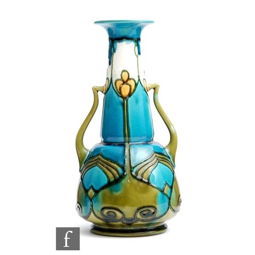Minton Secessionist - An early 20th Century twin handled vas...
