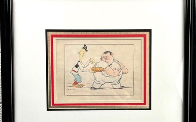 "Mother Goose Goes Hollywood" Laurel and Hardy Original Storyboard (Walt Disney, 1938)