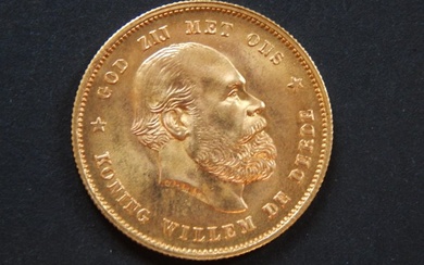 Netherlands. Willem III (1849-1890). 10 Gulden 1876 (No Reserve Price)