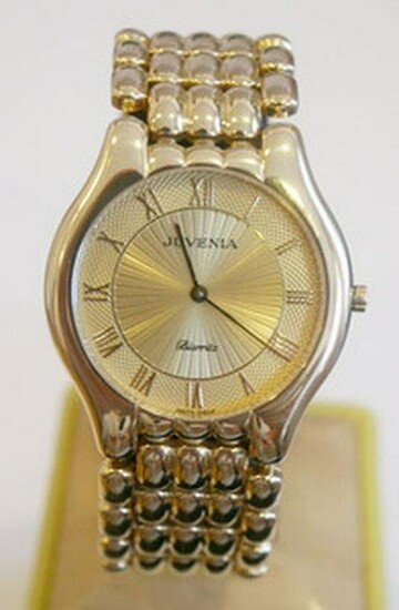 New 18k Yellow Gold JUVENIA BIARRITZ Men's watch Ref