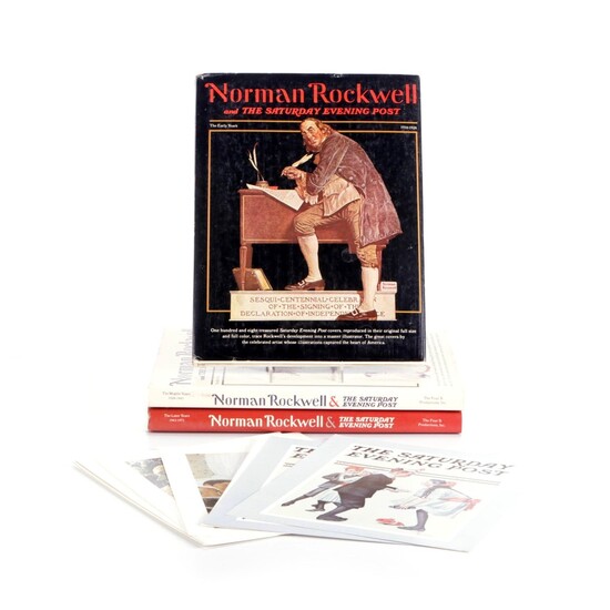 "Norman Rockwell and the Saturday Evening Post" Book Set, 1976