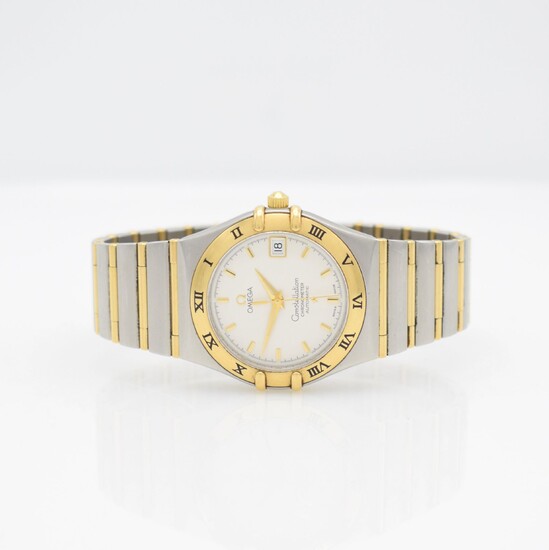 OMEGA Constellation chronometer gents wristwatch in steel/gold...