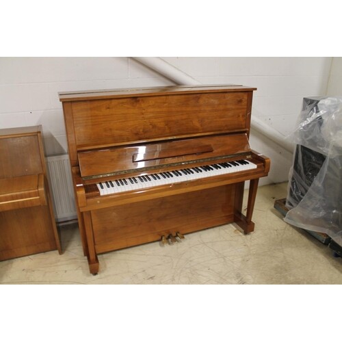 Offenbach (c1988) A 130cm upright piano in a bright walnut ...