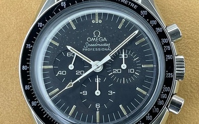 Omega - Speedmaster Professional Long S&R Black Dial - 3590.50 - Unisex - 1991