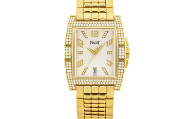 PIAGET, UPSTREAM, GOLD AND DIAMOND-SET WITH DATE