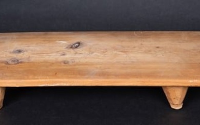 Paul Jenkins Studio Wood Work Bench Found Object