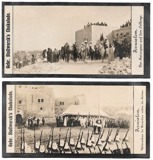 Photo Cards of Kaiser Wilhelm Journey to Palestine 1898
