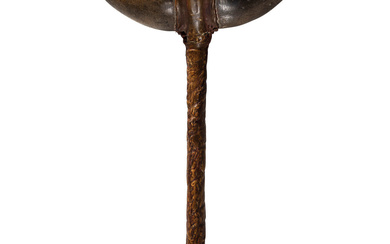 Plains Stone Club, with Painted Handle