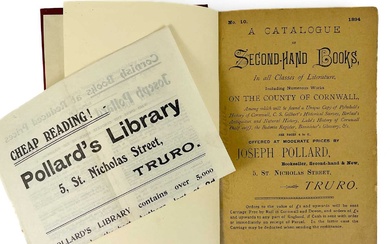 Pollard’s Catalogues Truro and Penzance Book-seller