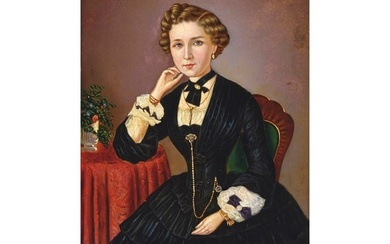 Portrait of a lady, mid 19th century