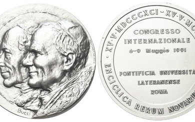 ROMA Giovanni Paolo II (Karol Wojtyla), 1978-2005.Medaglia 1991 opus G....