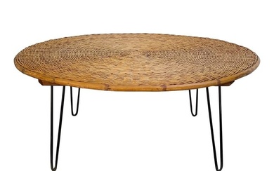 Rattan Wicker Round Coffee Table