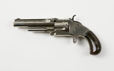 Revolver Smith & Wesson, N°1 ½ second issue, cinq coups, calibre 32. Canon rond, à...