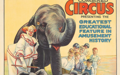 Ringling Bros and Barnum & Bailey / Pigmy Elephants. 1938.